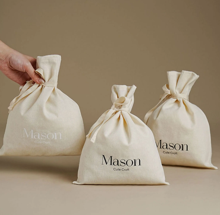Sacchetto in cotone personaliz - Luxury Skincare Logo recensione e prezzo